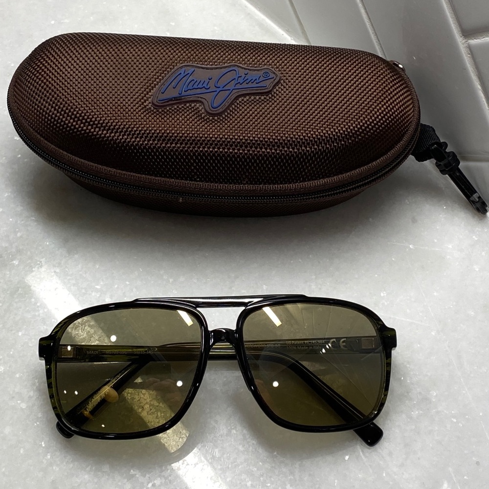 Maui Jim SilverSword GREEN / Olive HCL Polarized